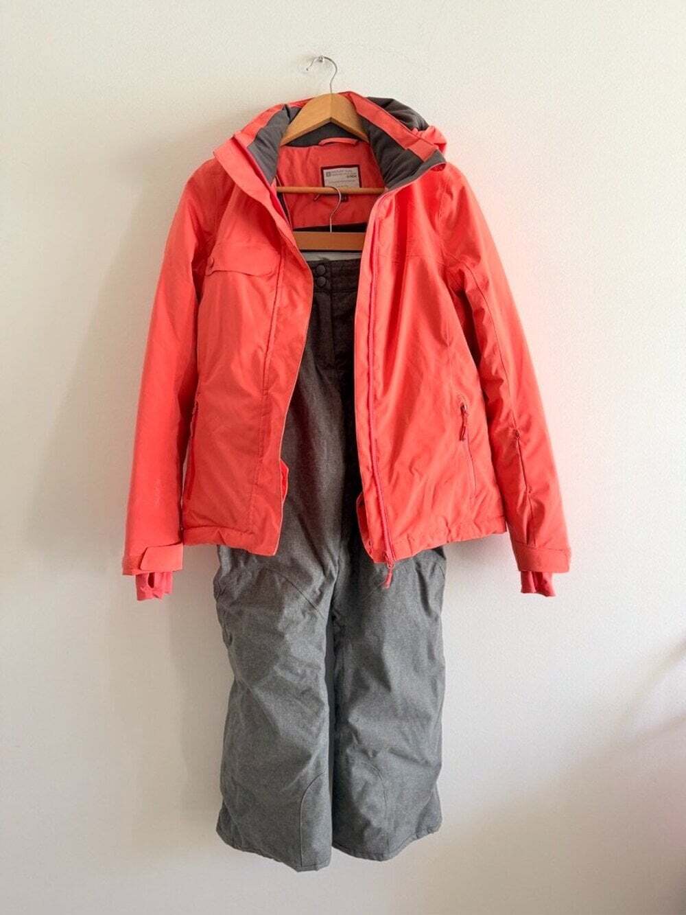 Mountain Warehouse Ski Jacket + Snow Pants Snowboard Coat Coral Size 4